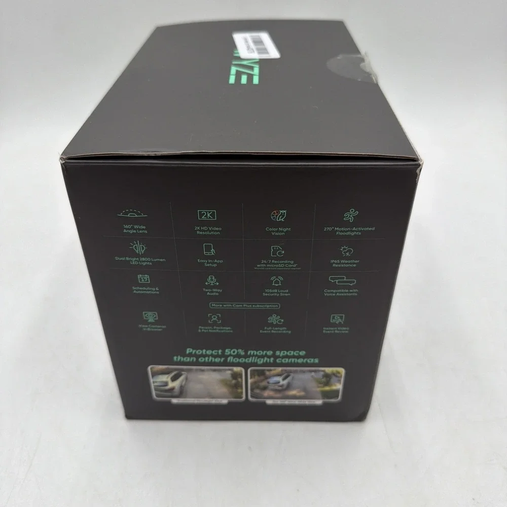 Wyze Cam Floodlight V2 Motion-Activated 2K HD Color Night Vision Camera